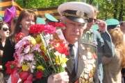 Калининград День Победы, мемориал 1200 гвардейцам. фото 15