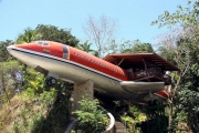 необычные отели мира - отель-самолет Коста-Рика