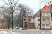 Бывшая Штернплац, ныне Литовский сквер. Памятник Людвигу Реза