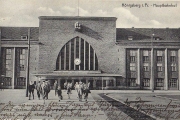 Главный вокзал в Кёнигсберге