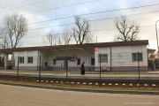 Вокзал в Чкаловске (бывшем Танневальде)
