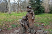 Парк Беккера в Янтарном, деревянная скульптура