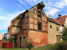 Фахверковый дом в Железнодорожном, Калининградская область